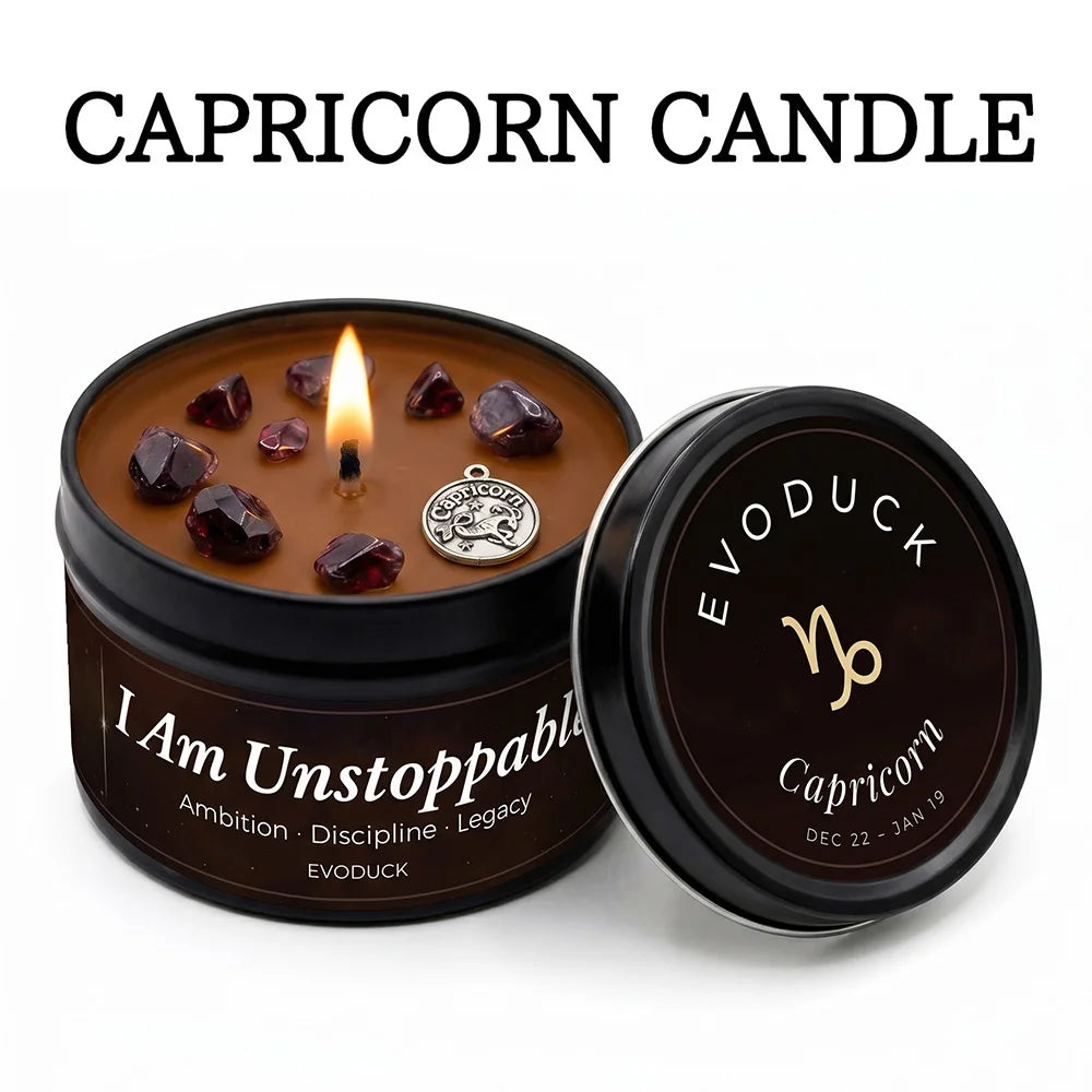 12 Zodiac Candles Set Astrology