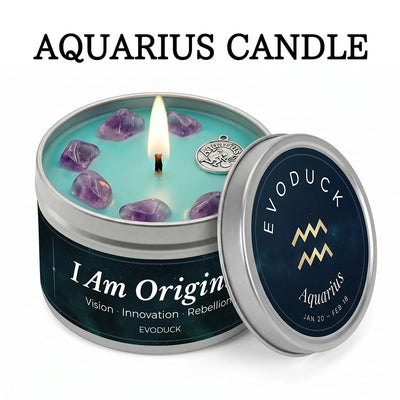 12 Zodiac Candles Set Astrology