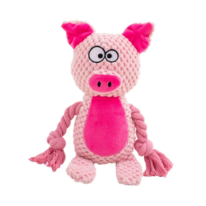 Cute Animal Rope Dog Toy