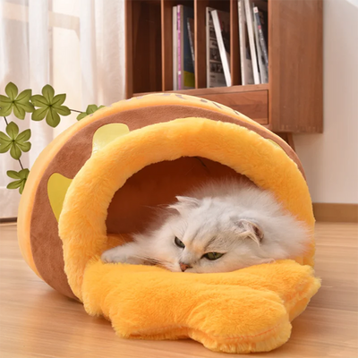 Bed honey jar cat nest