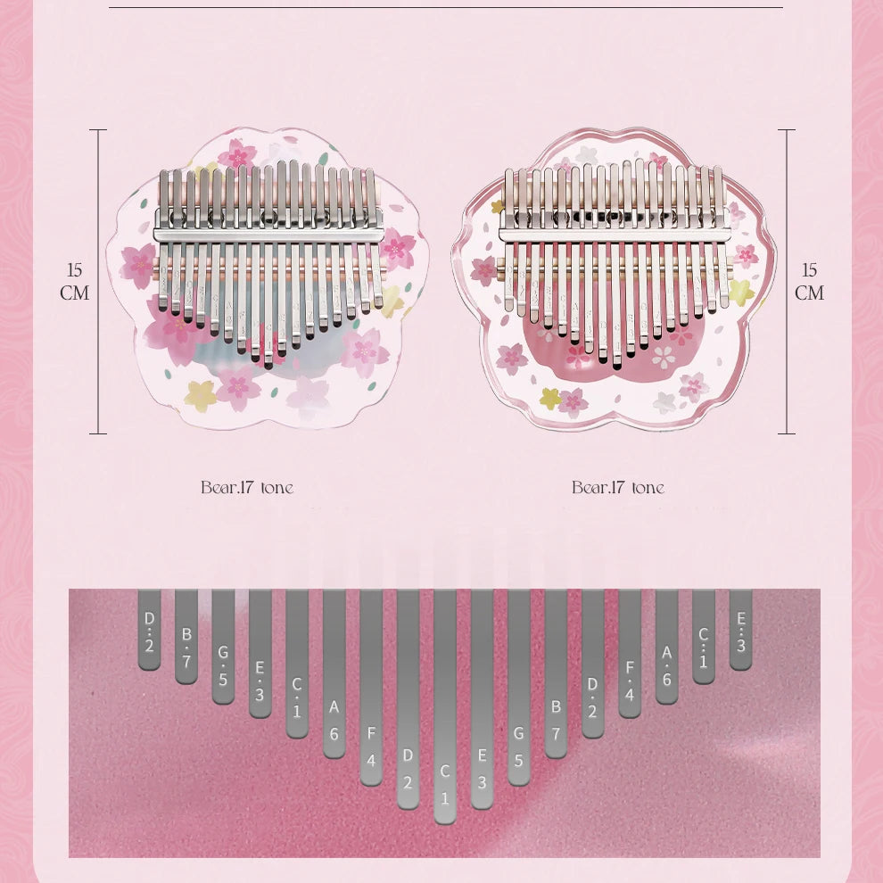 Kalimba 21 Keys and 17 keys Kalimbas