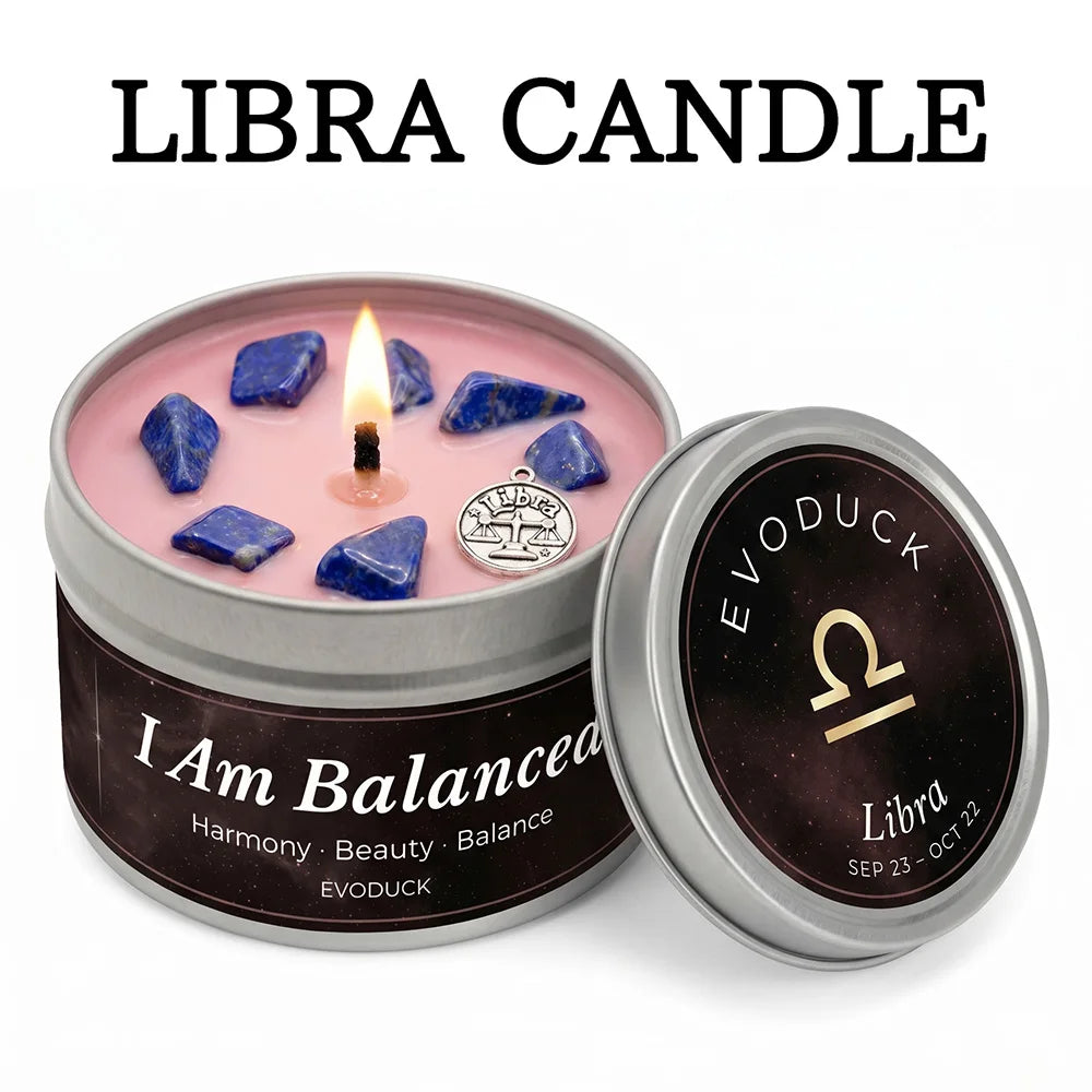 12 Zodiac Candles Set Astrology