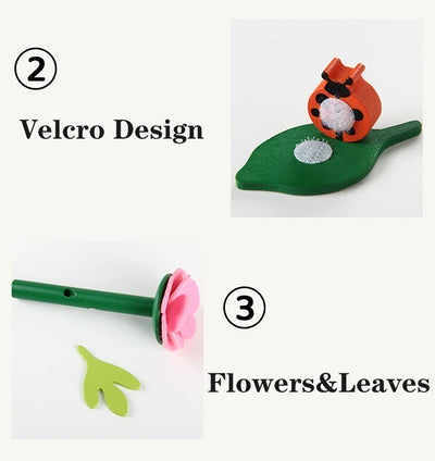 Flower Garden Building Wooden Toys
