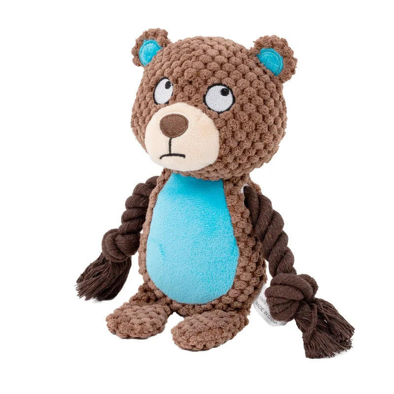 Cute Animal Rope Dog Toy