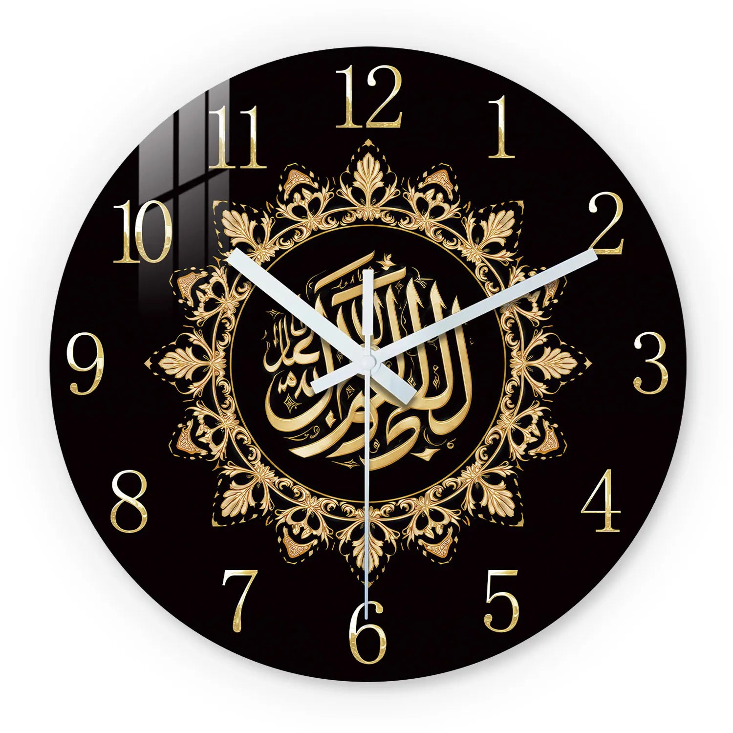 Geometric Line Wooden Wall Clock