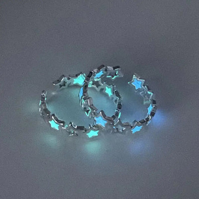 Rings Luminous Glow In The Dark