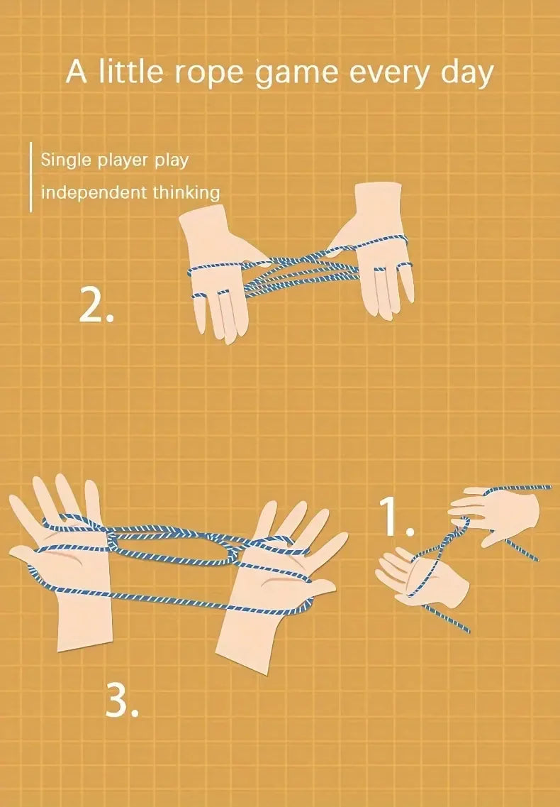 Classic Traditional Flip Rope Game Children's