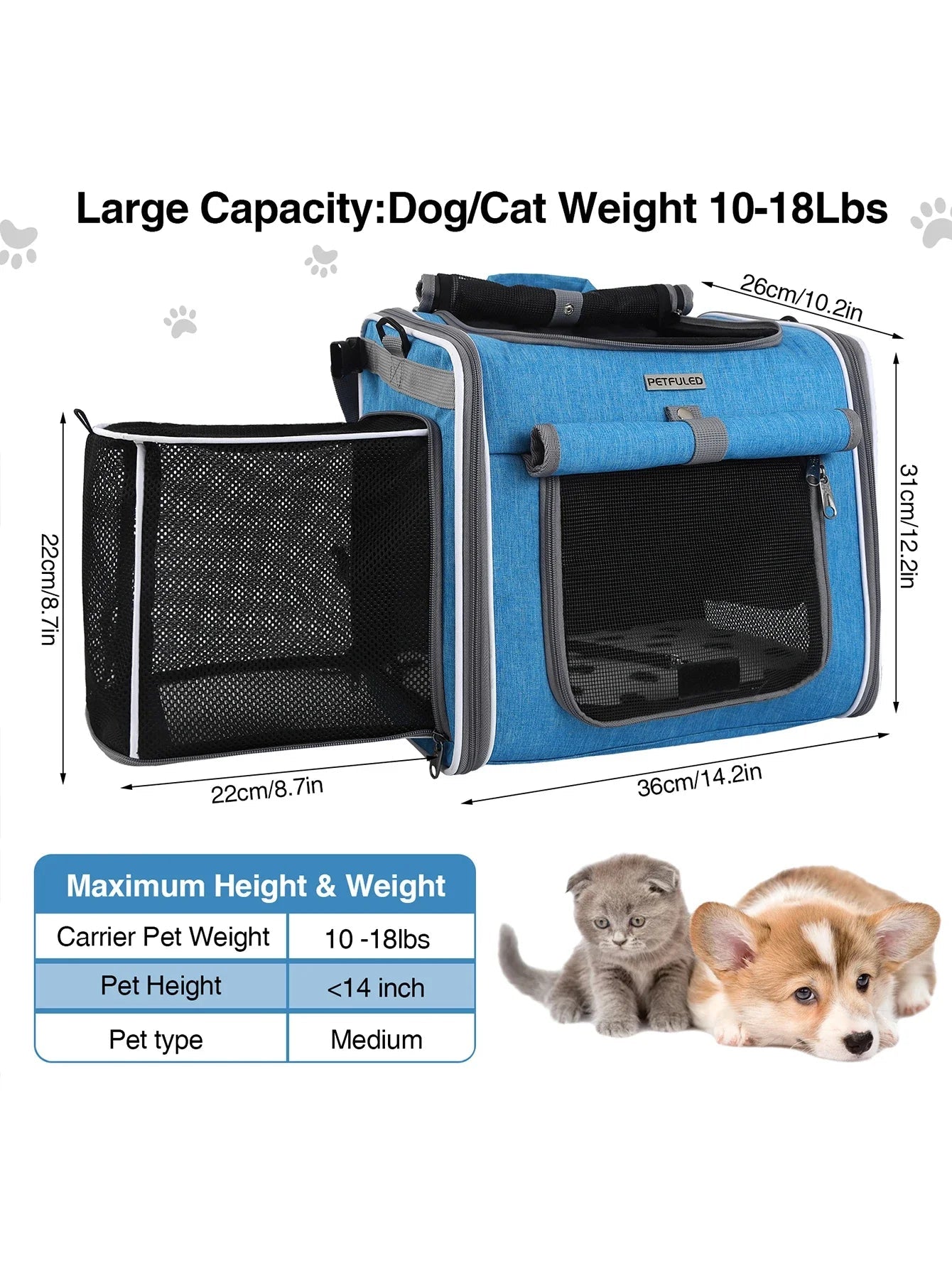 Dog & Cat Bike Basket