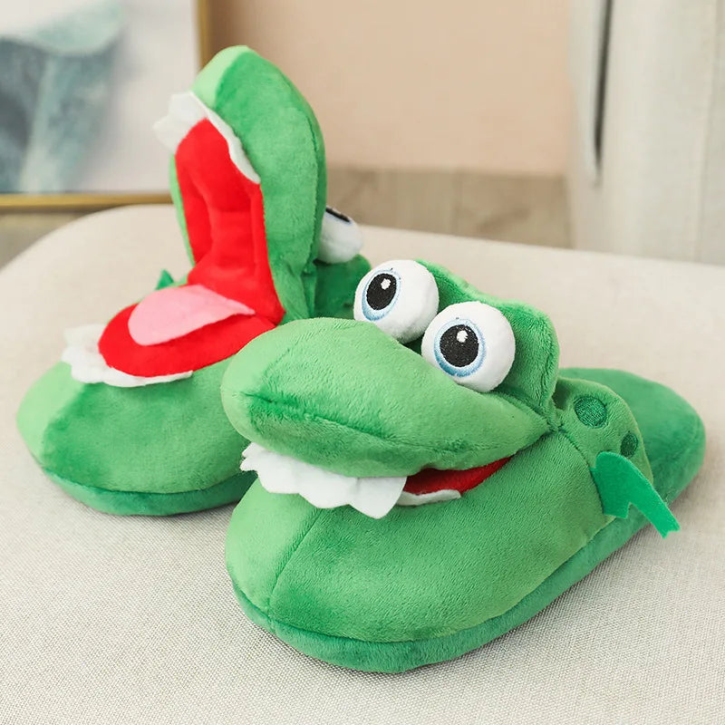 Slippers Creative Open Mouth Animal
