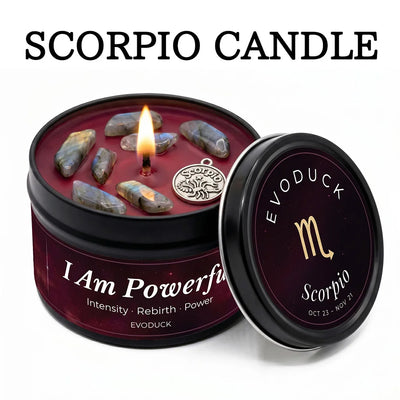 12 Zodiac Candles Set Astrology