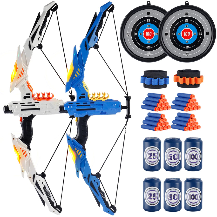 Kids Soft Dart Archery Set with LED Lights