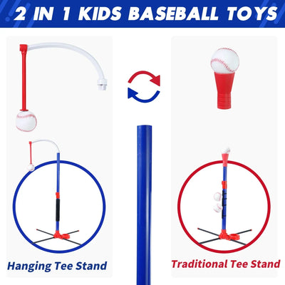 3-in-1 Kids Baseball Toy Set