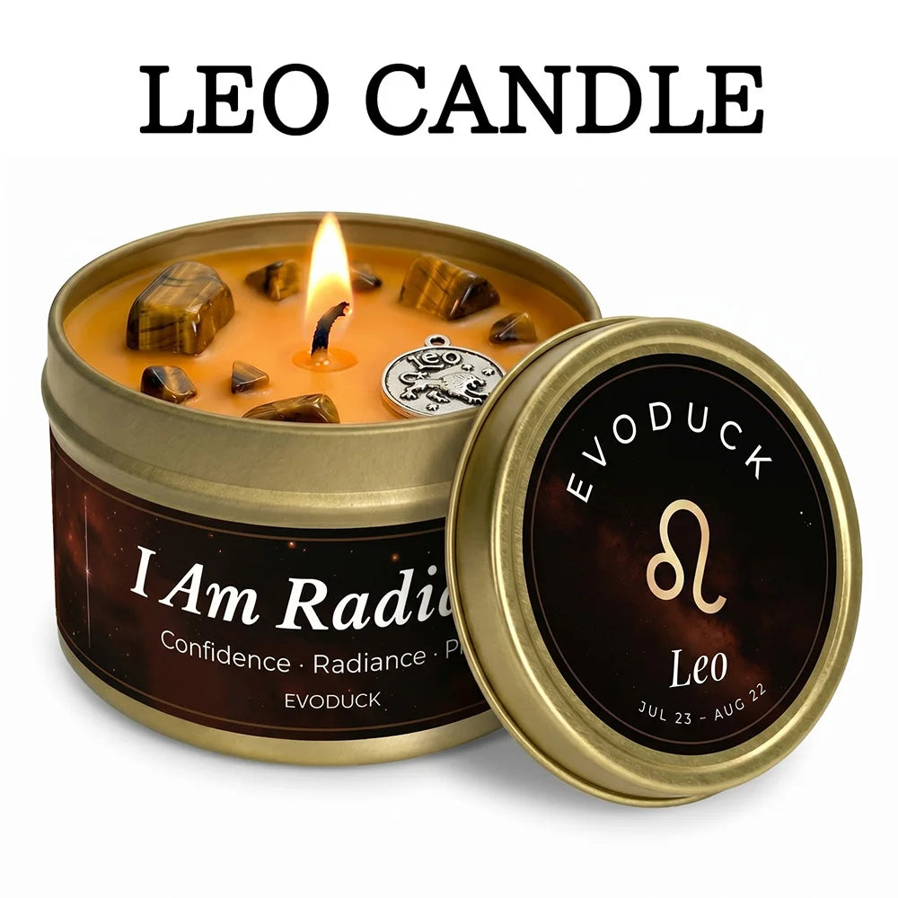 12 Zodiac Candles Set Astrology