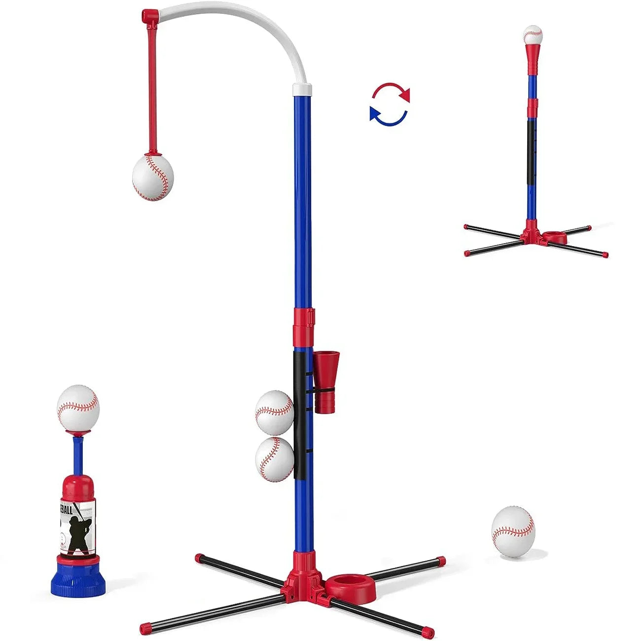 3-in-1 Kids Baseball Toy Set