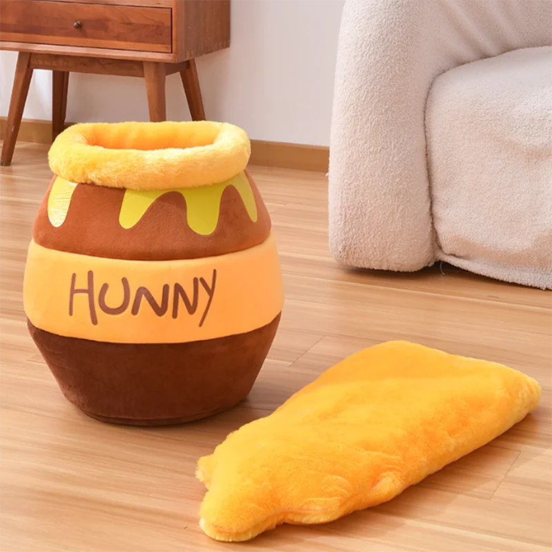 Bed honey jar cat nest