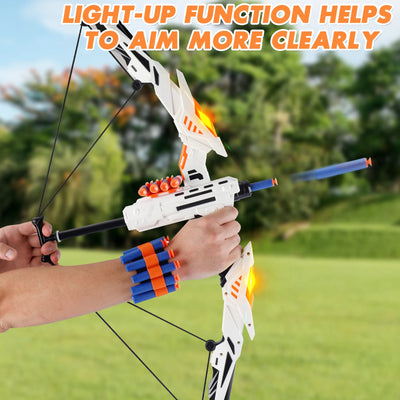 Kids Soft Dart Archery Set with LED Lights