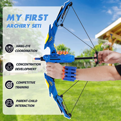 Kids Soft Dart Archery Set with LED Lights