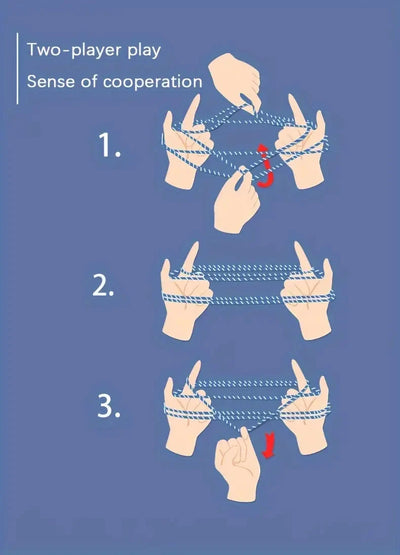Classic Traditional Flip Rope Game Children's