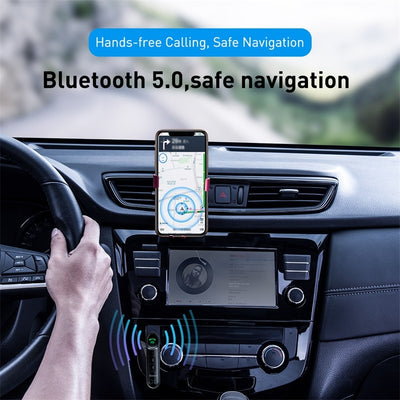 Car  Bluetooth  Wireless 3.5mm Audio Receive Bluetooth HandsSpeaker Headphone