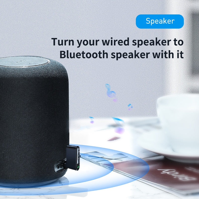 Car  Bluetooth  Wireless 3.5mm Audio Receive Bluetooth HandsSpeaker Headphone