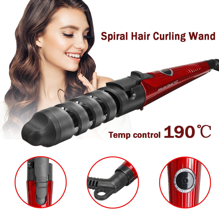Electric Spiral Hair Curler PTC Roller Curling Lron