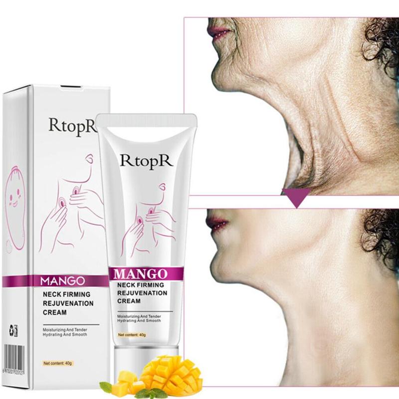 RtopR  Anti-wrinkle Firming Cream Skin Whitening Moisturizing Neck Serum Mild Peeling