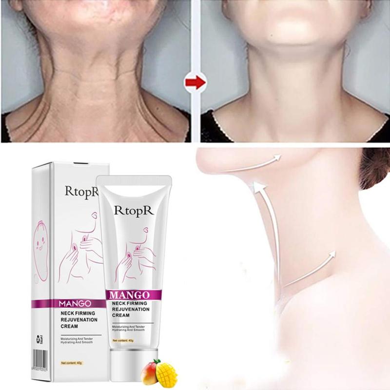 RtopR  Anti-wrinkle Firming Cream Skin Whitening Moisturizing Neck Serum Mild Peeling