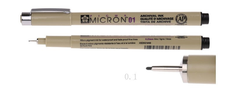 Pigment Micron  Fine Point Markers pen