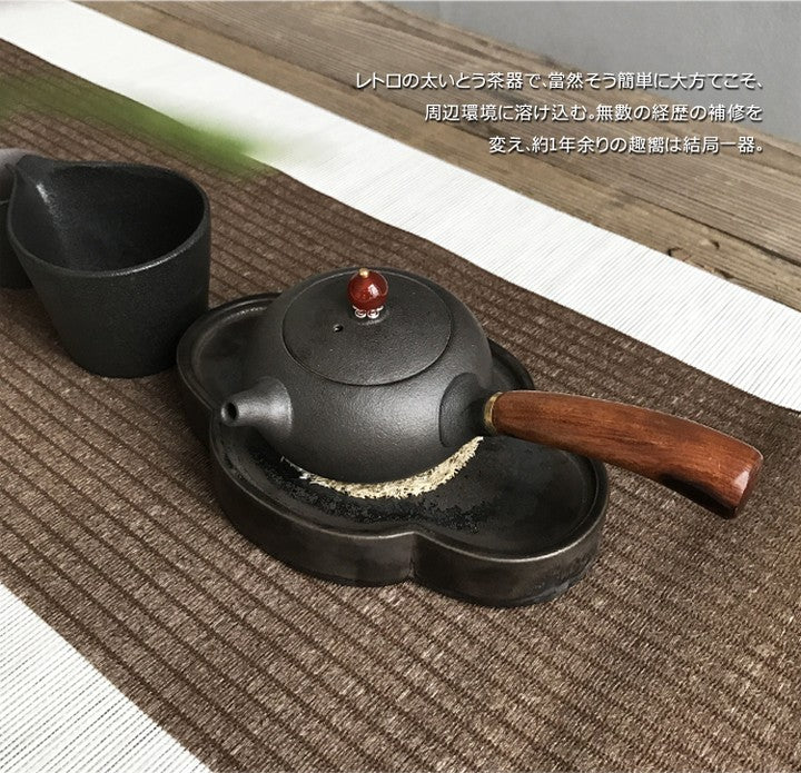 TANGPIN black ceramic teapot kettle chinese kung fu tea set