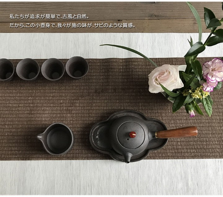 TANGPIN black ceramic teapot kettle chinese kung fu tea set