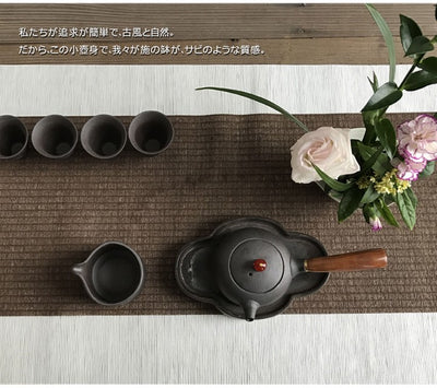 TANGPIN black ceramic teapot kettle chinese kung fu tea set