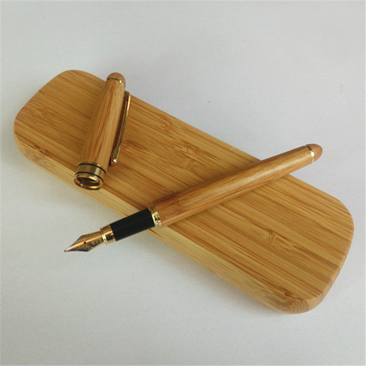 Vintage Elegant Bamboo Fountain Pen