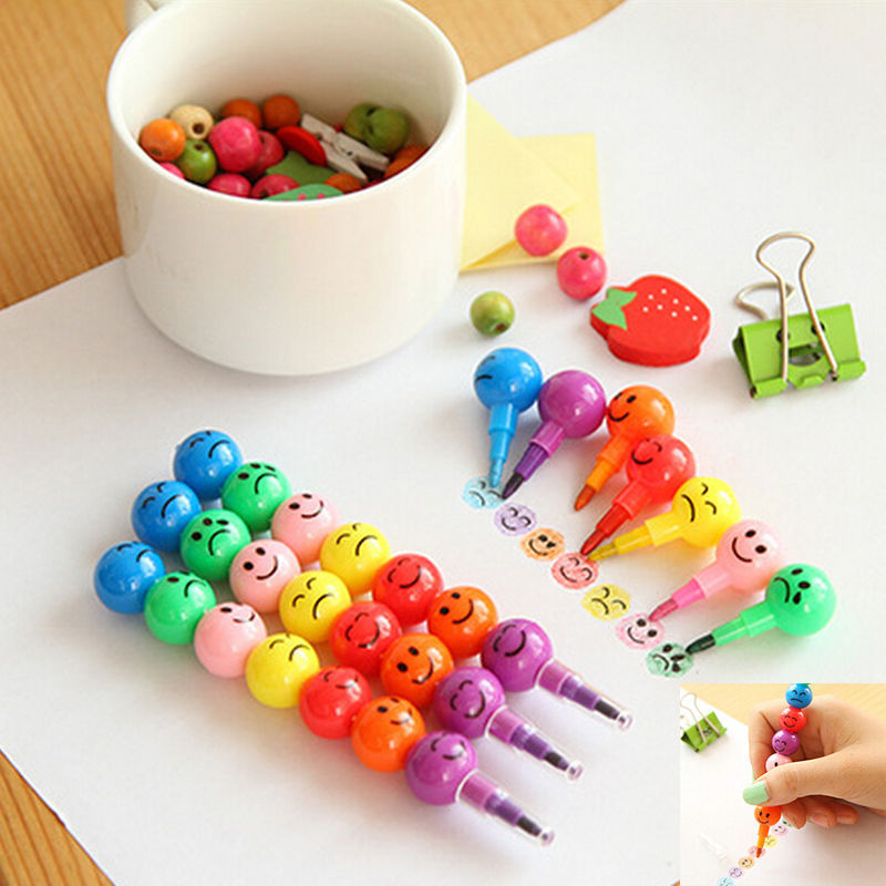 Pen Stationery  Kids Crayon Wax Pencil