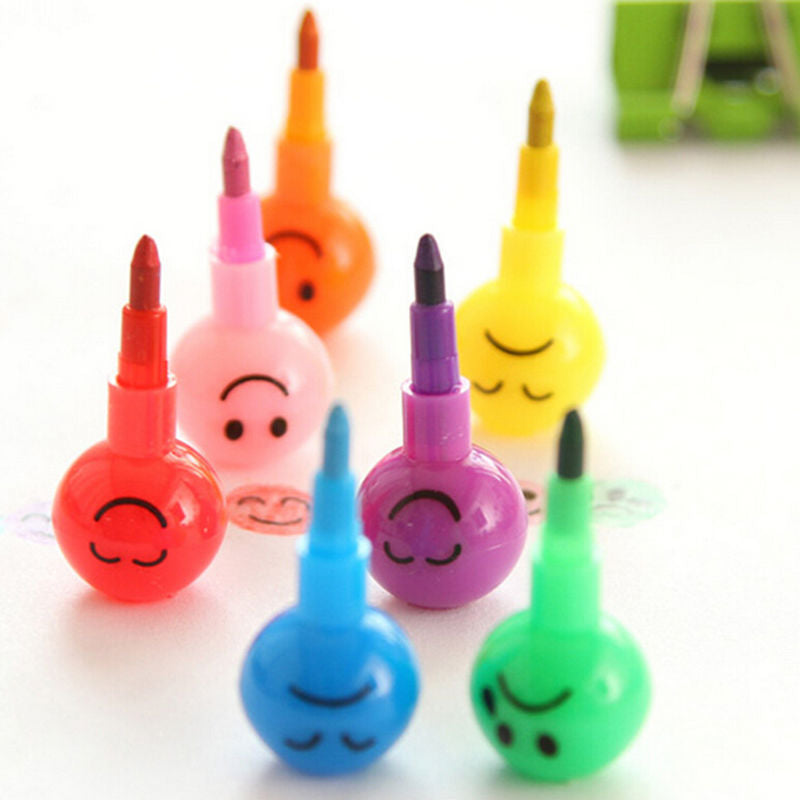 Pen Stationery  Kids Crayon Wax Pencil