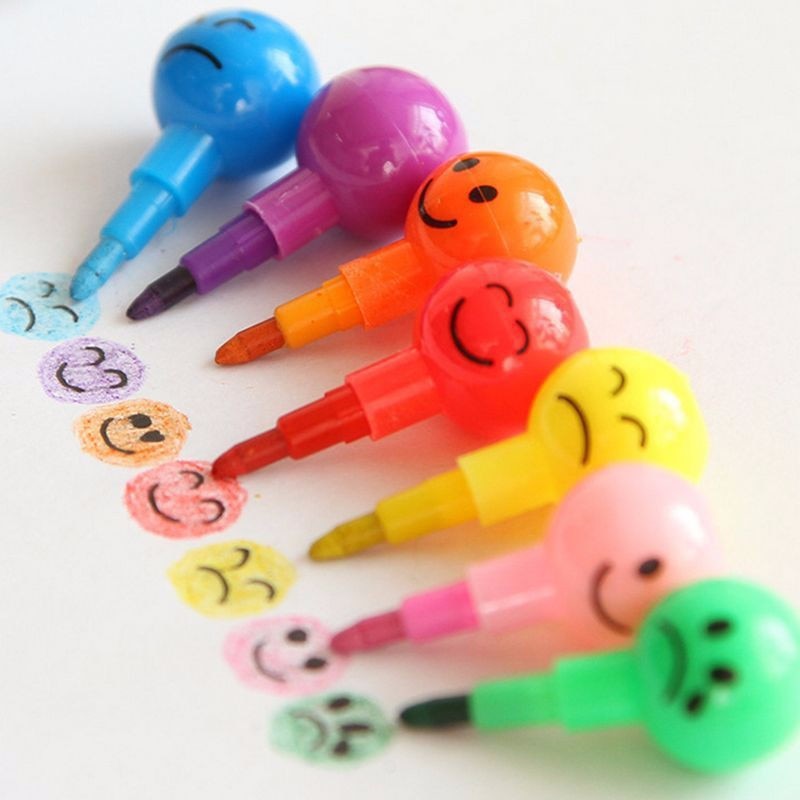 Pen Stationery  Kids Crayon Wax Pencil