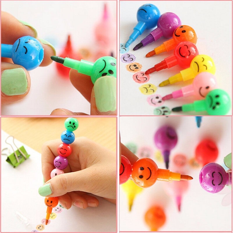 Pen Stationery  Kids Crayon Wax Pencil