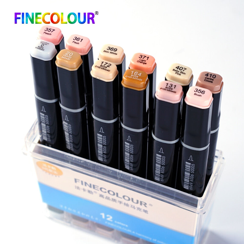 Fine  Skin Color Set  Manga  Design Alcohol-Based Ink
