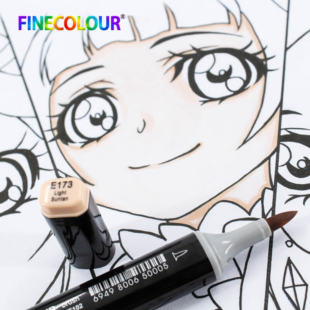 Fine  Skin Color Set  Manga  Design Alcohol-Based Ink