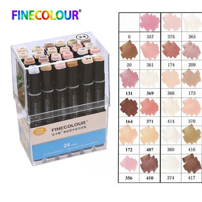 Fine  Skin Color Set  Manga  Design Alcohol-Based Ink