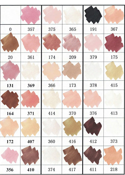 Fine  Skin Color Set  Manga  Design Alcohol-Based Ink
