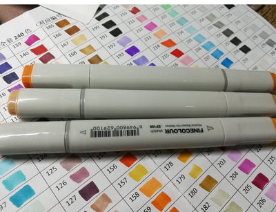 Fine  Skin Color Set  Manga  Design Alcohol-Based Ink