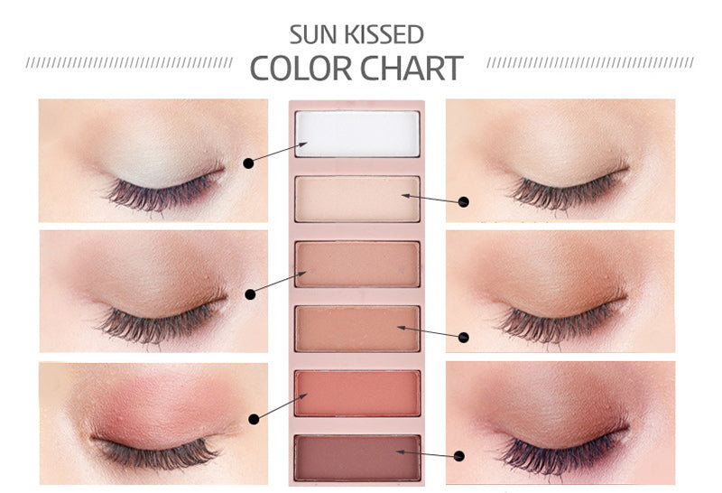 12 Colors  Matte Eyeshadow Makeup Palette Long Lasting  Natural Nude Eyes