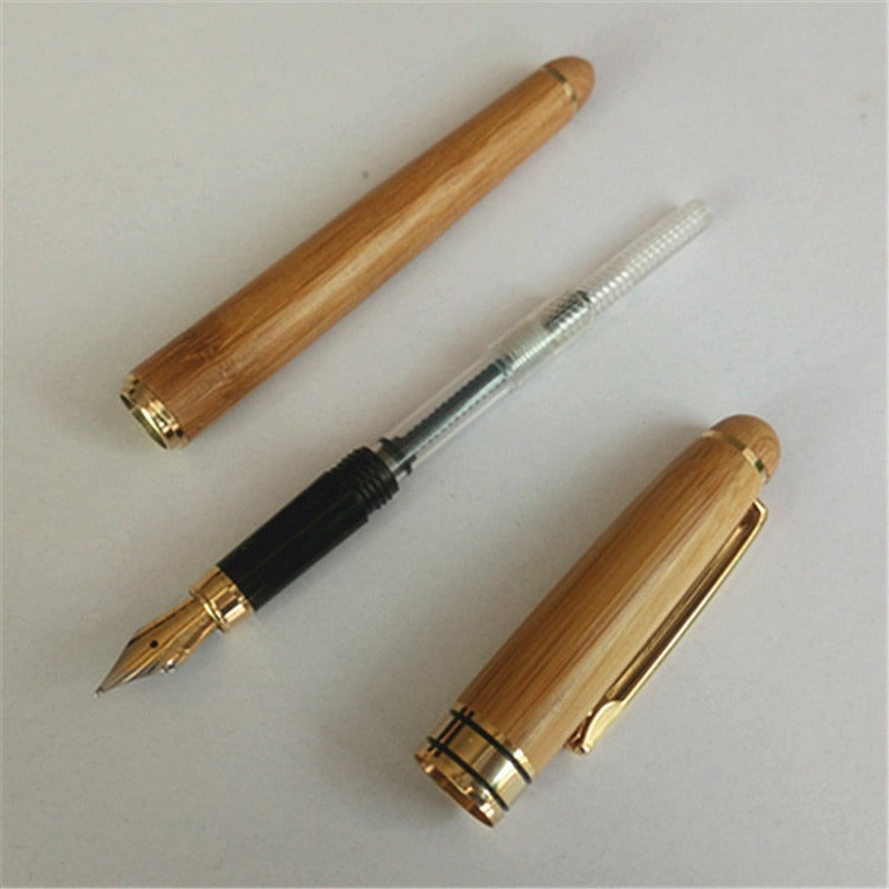 Vintage Elegant Bamboo Fountain Pen
