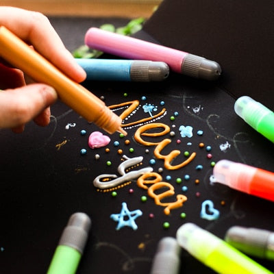 3D Magic Ceramic  Fabric Paint  Marker Pens