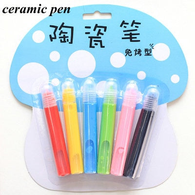 3D Magic Ceramic  Fabric Paint  Marker Pens