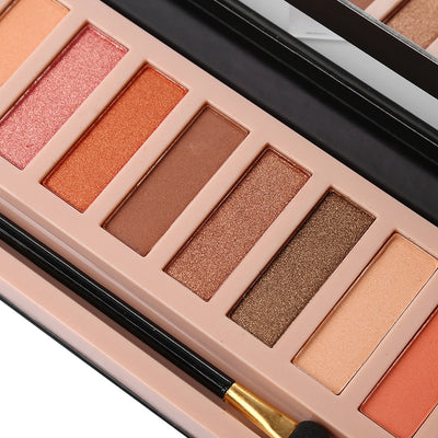 12 Colors  Matte Eyeshadow Makeup Palette Long Lasting  Natural Nude Eyes