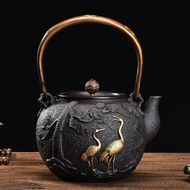 Japanese Teapot Cast Iron Tetsubin Tea Pot Authentic Cast Iron Teapot