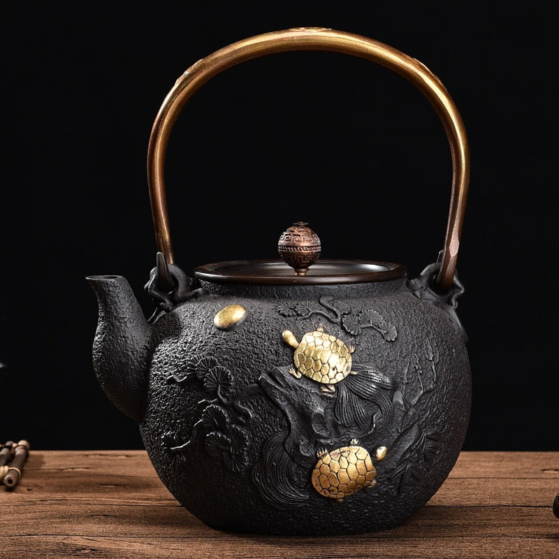 Japanese Teapot Cast Iron Tetsubin Tea Pot Authentic Cast Iron Teapot