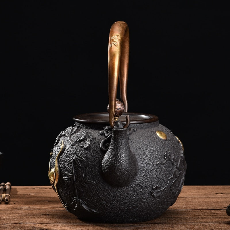 Japanese Teapot Cast Iron Tetsubin Tea Pot Authentic Cast Iron Teapot