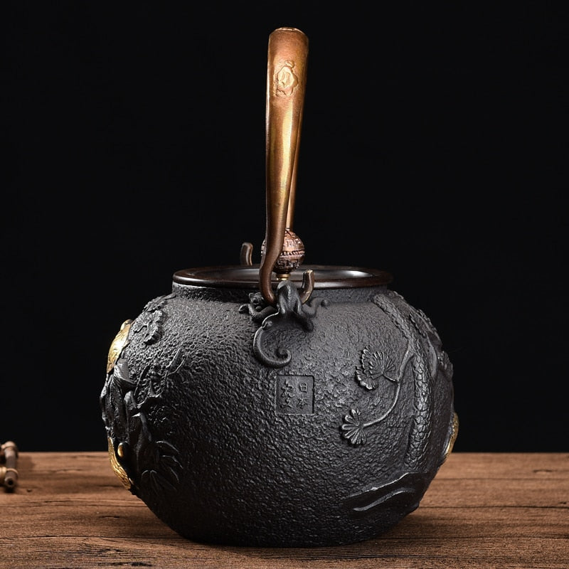Japanese Teapot Cast Iron Tetsubin Tea Pot Authentic Cast Iron Teapot